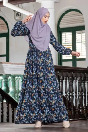 Dress Perraiz - Kesuma Blue