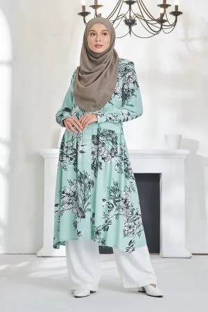 Tunic Qasrina - Mint Green