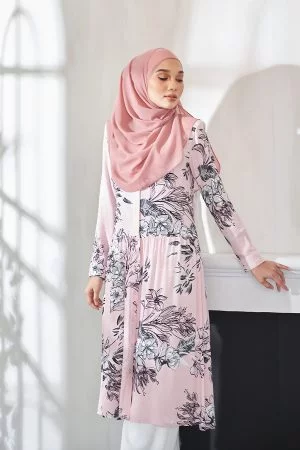 Tunic Qasrina - Light Pink