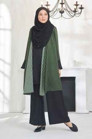 Tunic Cardi Qaila - Dark Green