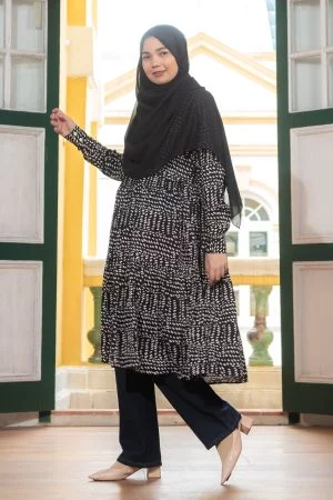 Tunic Palmiera - Matte Black