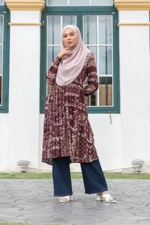 Tunic Phalyn - Dark Burgundy