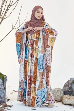 Kaftan Olia - Mustard Brown