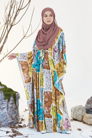 Kaftan Olia - Yellow Mustard