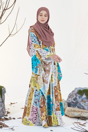 Kaftan Olia - Yellow Mustard