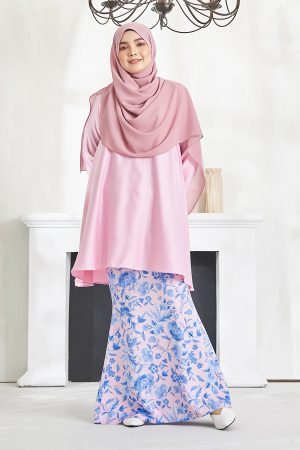 Baju Kurung Ameena - Taffy Pink