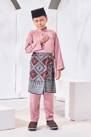 Baju Melayu Isa Slim Fit Kids - Mauvelous