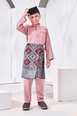 Baju Melayu Isa Slim Fit Kids - Mauvelous