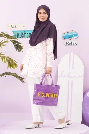 Blouse Udaysa Laluna X MCC - Light Purple