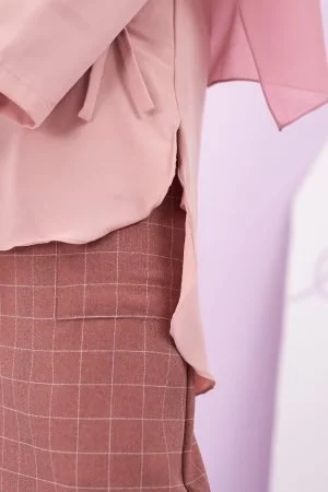 Blouse Ulfah Laluna X MCC - Pastel Pink