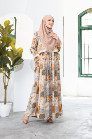 Dress Felicia - Tortilla Brown