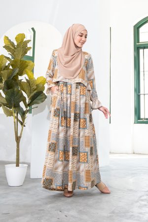 Dress Felicia - Tortilla Brown