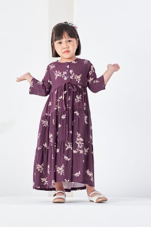 Dress Freida Kids - Eggplant Purple