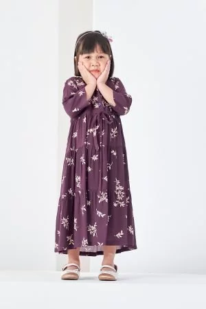 Dress Freida Kids - Eggplant Purple