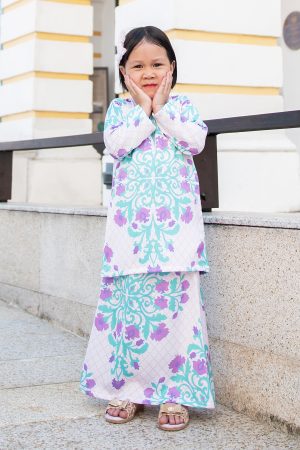 Baju Kurung Moden Zandrea Kids - Snow White