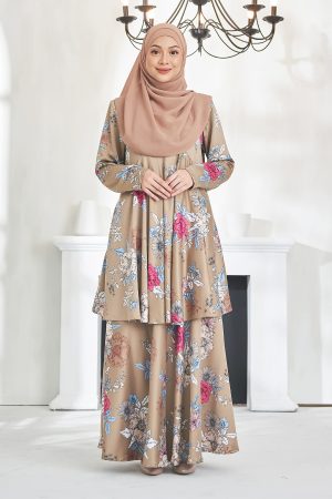 Baju Kurung Awliya - Burly Wood