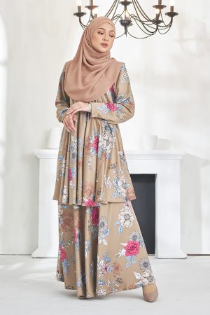 Baju Kurung Awliya - Burly Wood