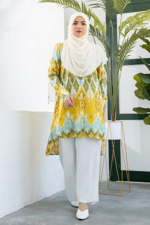 Blouse Tie Dye Fia - Yellowish Green