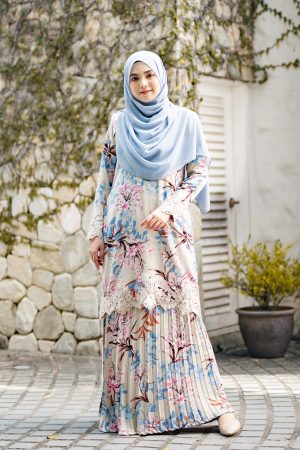 Baju Kurung Adeline - Soft Sage