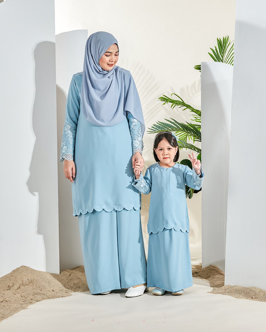 Baby baju blue warna raya Warna Jilbab