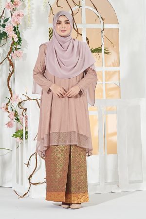 Baju Kurung Berlyn - Latte Brown