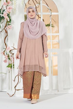 Baju Kurung Berlyn - Latte Brown