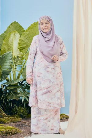 Baju Kurung Pahang Kozi Kiava - Unicorn Pink