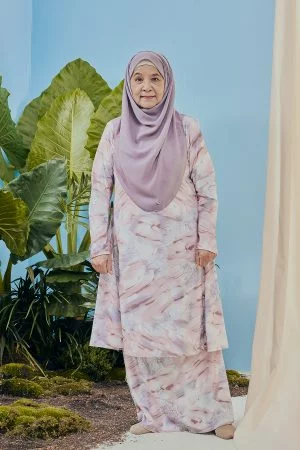 Baju Kurung Pahang Kozi Kiava - Unicorn Pink