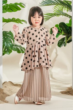 Baju Kurung Alysa Kids - Sweet Molasses