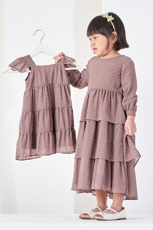 Dress Polka Fiona Baby - Mauvelous