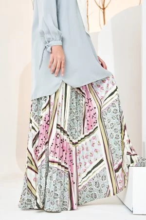 Skirt Pleated Catrin - Pinkish Grey