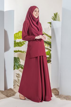 Suit Dilia - Maroon