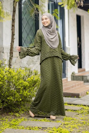 Dress Affera - Moss Green