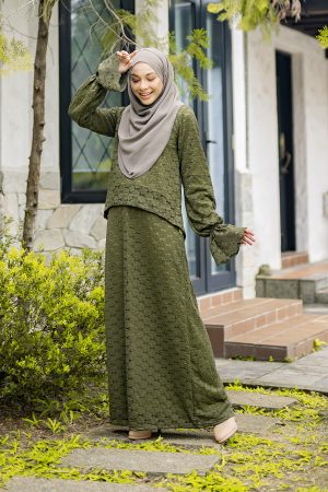 Dress Affera - Moss Green