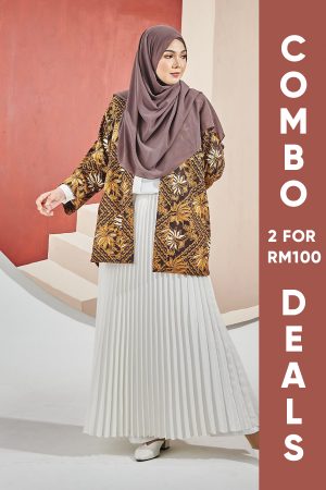 Kimono Cardi Latice Laluna X MCC - Wooden Brown