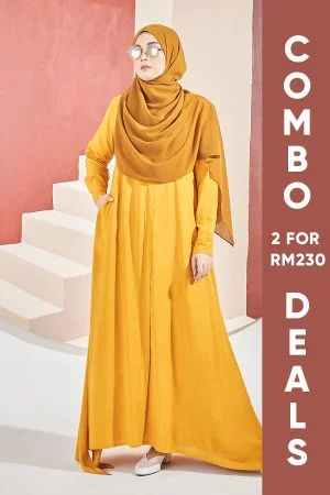 Dress Lolaka Laluna X MCC - Butterscotch Yellow