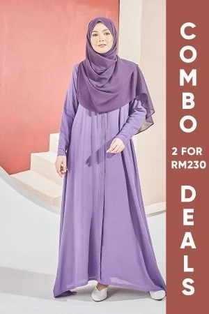 Dress Lolaka Laluna X MCC - Moderate Purple