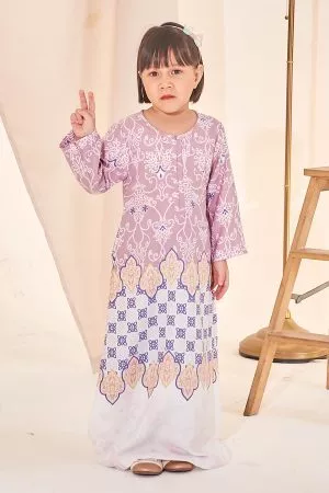 Dress Elmena Kids - Soft Lilac
