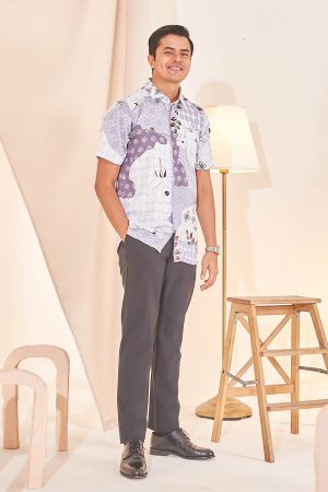 Kurta Short Sleeves Ezre - Periwinkle Blue