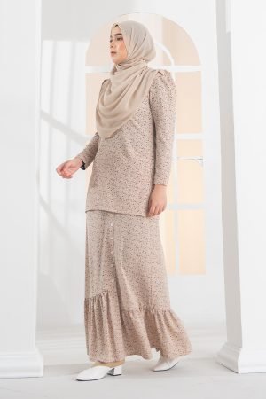 Baju Kurung Linzey Laluna X MCC - Sweet Nude