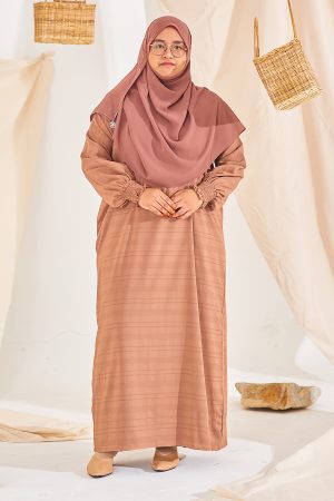 Kaftan Ironless Salina  - Cider Brown