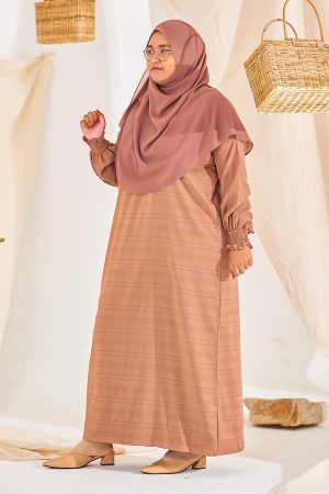 Kaftan Ironless Salina  - Cider Brown