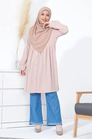 Blouse Vaksin Tahlia - Wheat Nude