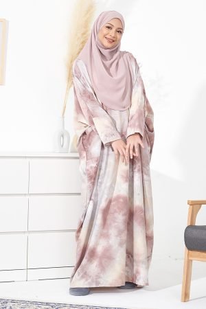 Kaftan Homey Tie Dye Talitha - Teepe Brown