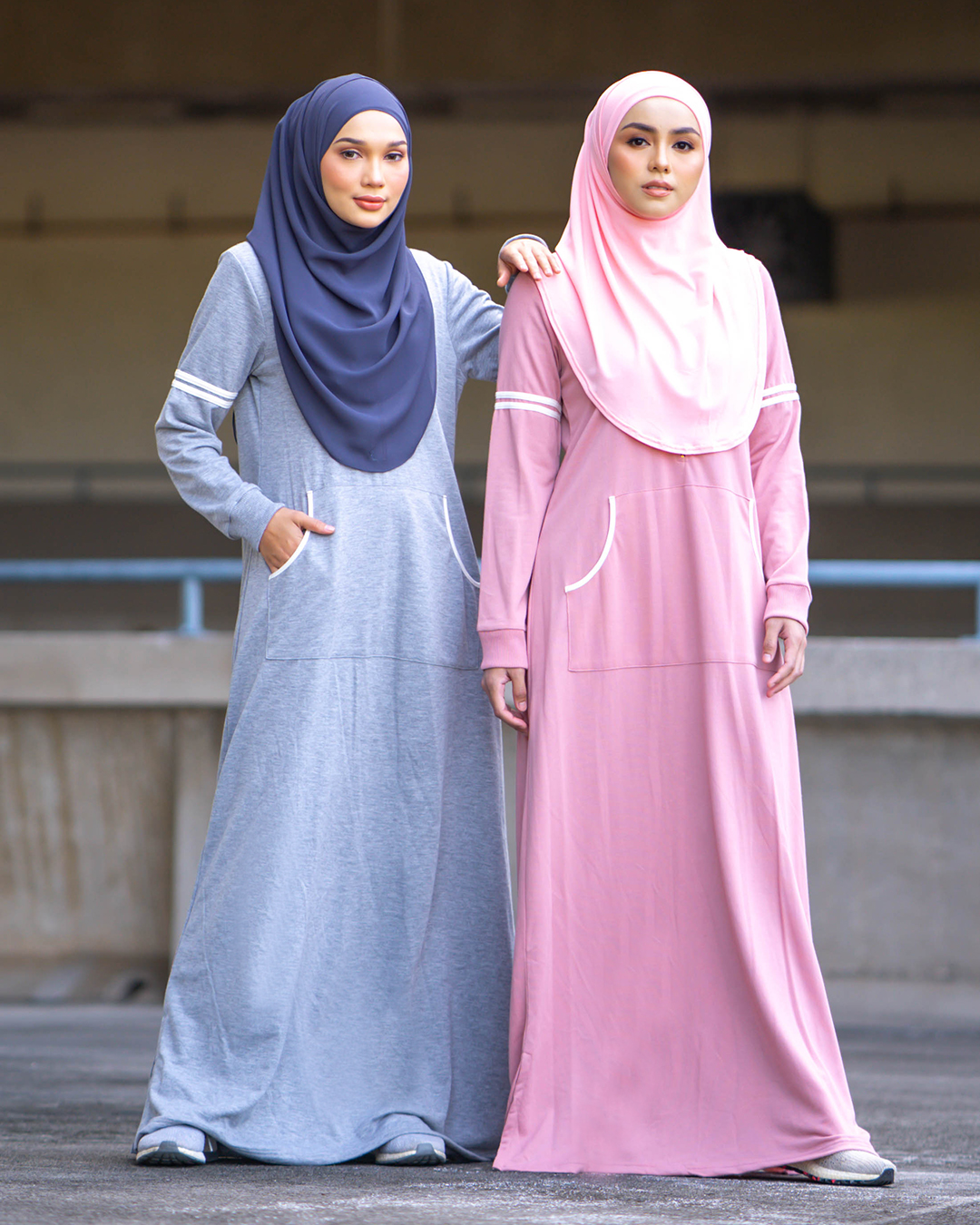 Abaya Activewear Shara – Aegen Blue – MuslimahClothing.Com