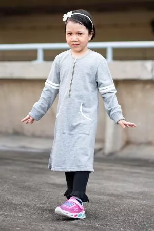 Tunic Activewear Shara Kids - Chromium Grey