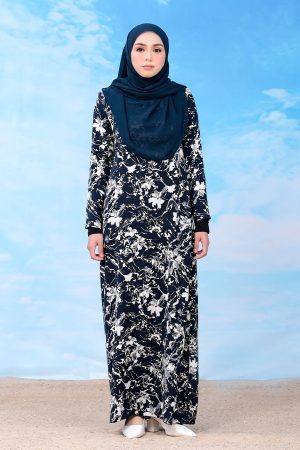 Abaya Najala - Navy Blue