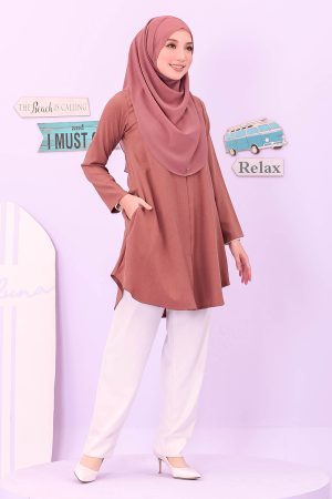 Blouse Louiney Laluna X MCC - Dusty Mauvelous