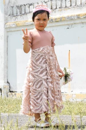 Dress Nasila Kids - Rose Ash