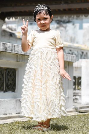 Dress Nasila Kids - Rich Cream